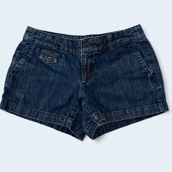 LOFT Pants - 2/$30 LOFT denim shorts by Ann Taylor.  Dark wash.  Size 0.
